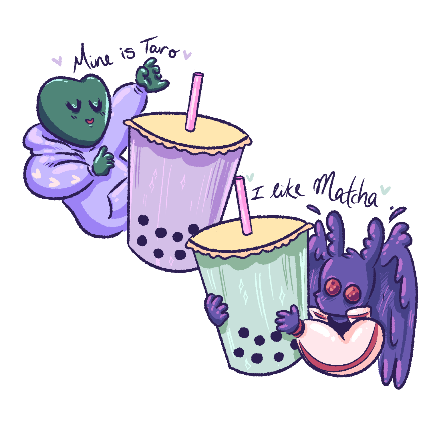 Boba tea рисунки